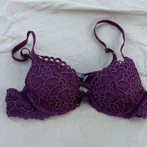 Aerie Deep Purple Lace Bra
